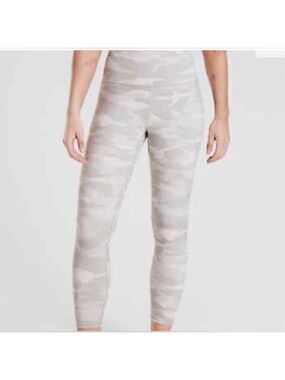 Athleta High Rise Elation Camo 7/8 Tight Taupe NWT